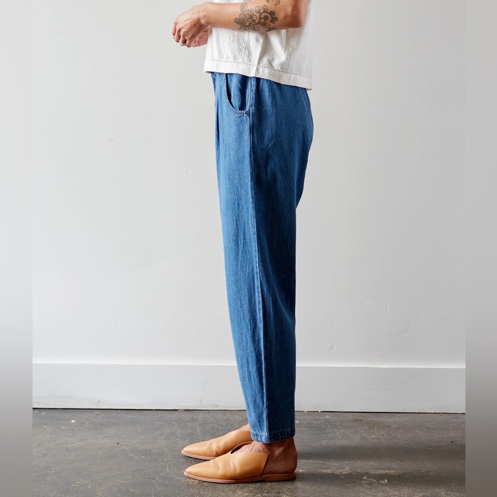 FSOT Micaela Greg Nico Pant in Mid Blue - Picture 3 of 6